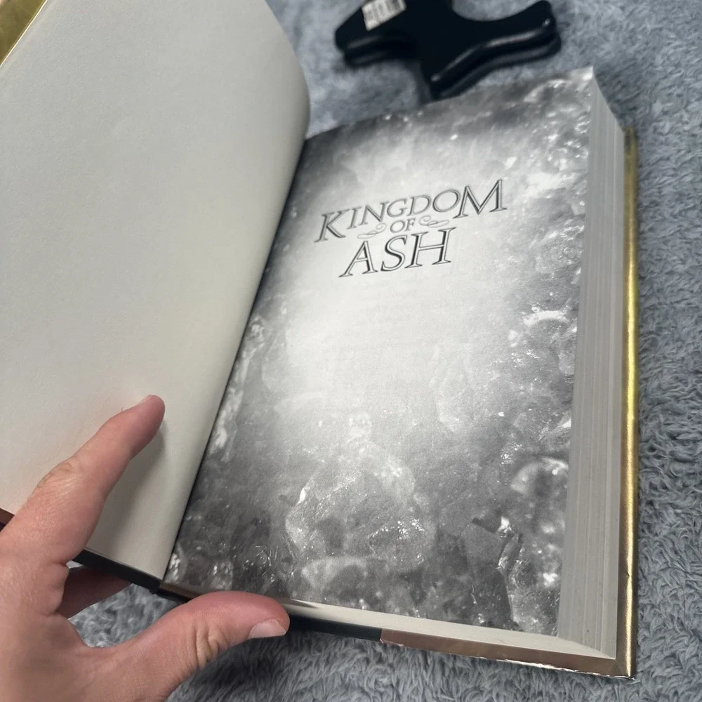Kingdom of Ash Throne of Glass First Edition Sarah J. Maas Hardcover Book